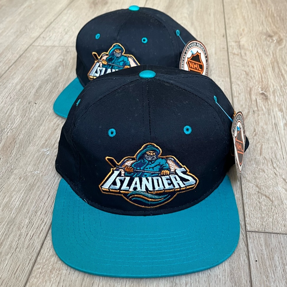 90’s STARTER NY Islanders Fisherman Logo Snapback Cap